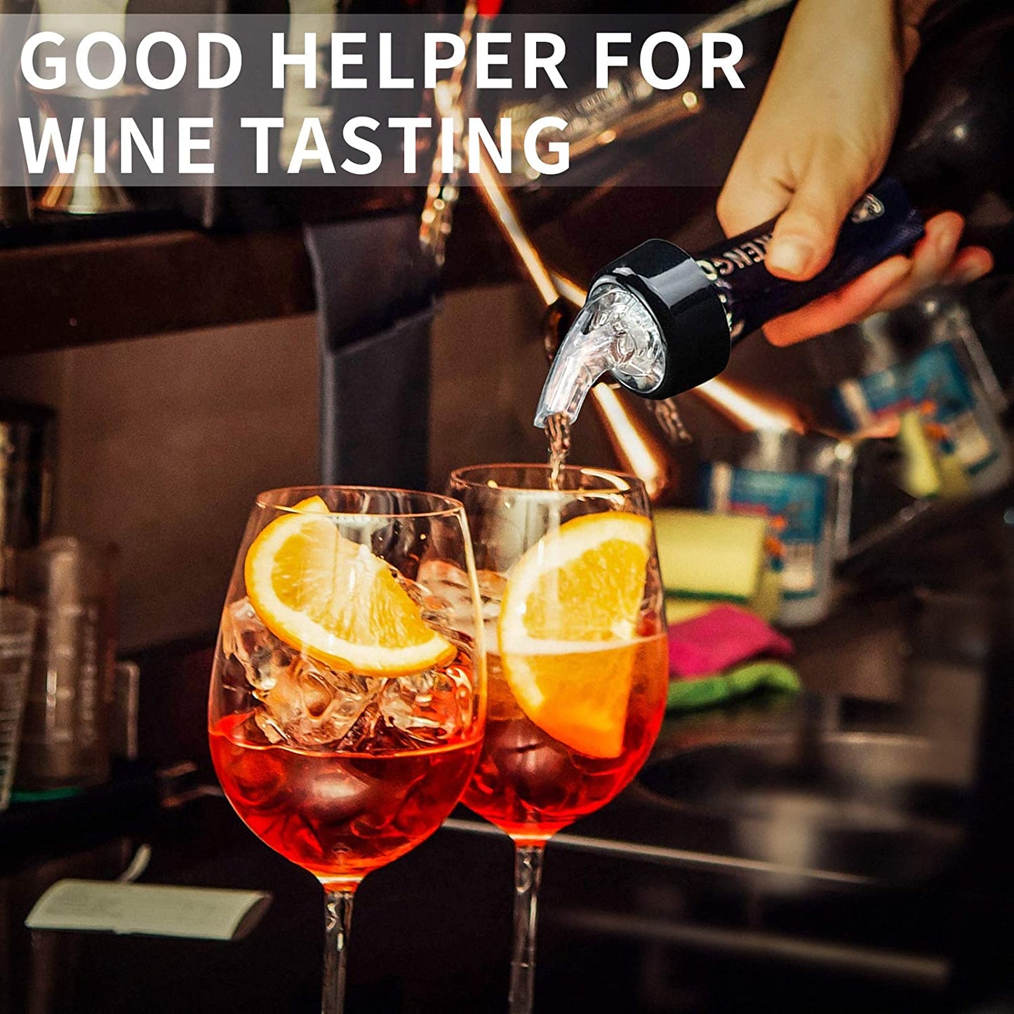 Automatic Measured Bottle Pourer Liquor Bottle Pourer, Quick Shot Spirit Measure Pourer for Wine Cocktail Gin Jigger