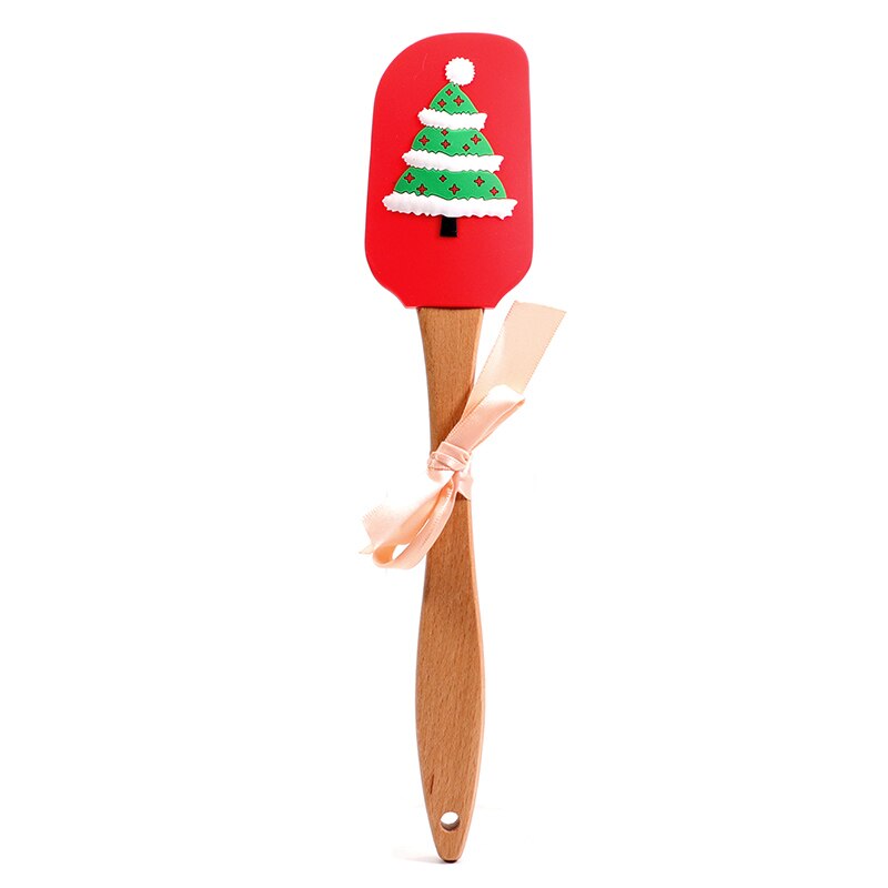 Christmas Cake Decorating Spatula, Silicone Spatulas - Great for Christmas decorating, gifts and baking
