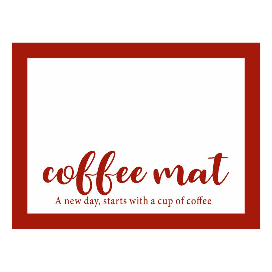 Coffee Bar Mat, Coffee Bar Accessories for Coffee Decor Coffee Bar Decor for Coffee Station Coffee Mat Burlap Placemat