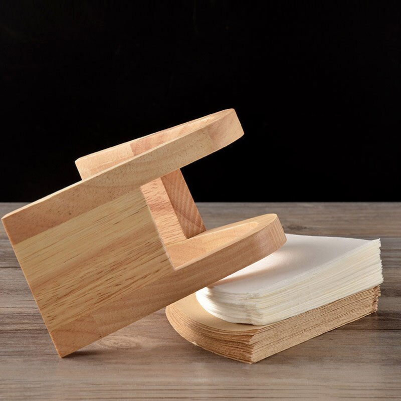 Coffee Filter Holder, Coffee Paper Storage Rack V60 Hand Drip Coffee Filter Paper Dispenser Storage Stand