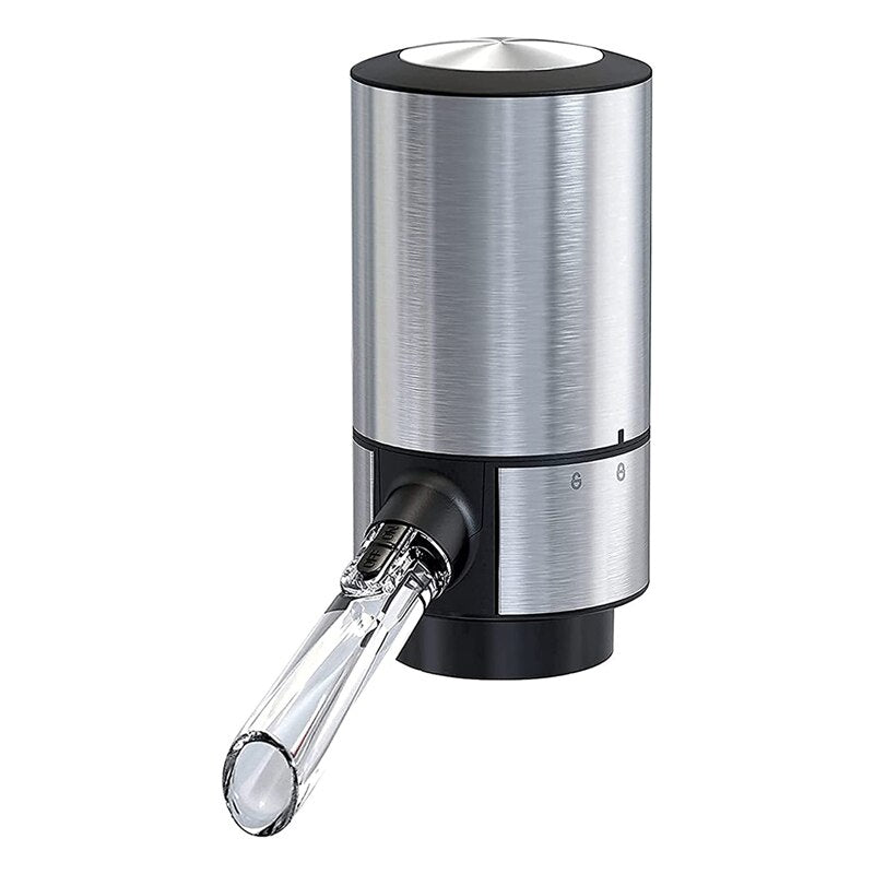 Electric Wine Aerator, Wine Pourer Automatic Dispenser Pump for One-Touch Instant Oxidation Smart Decanter Gift for Wine Lovers