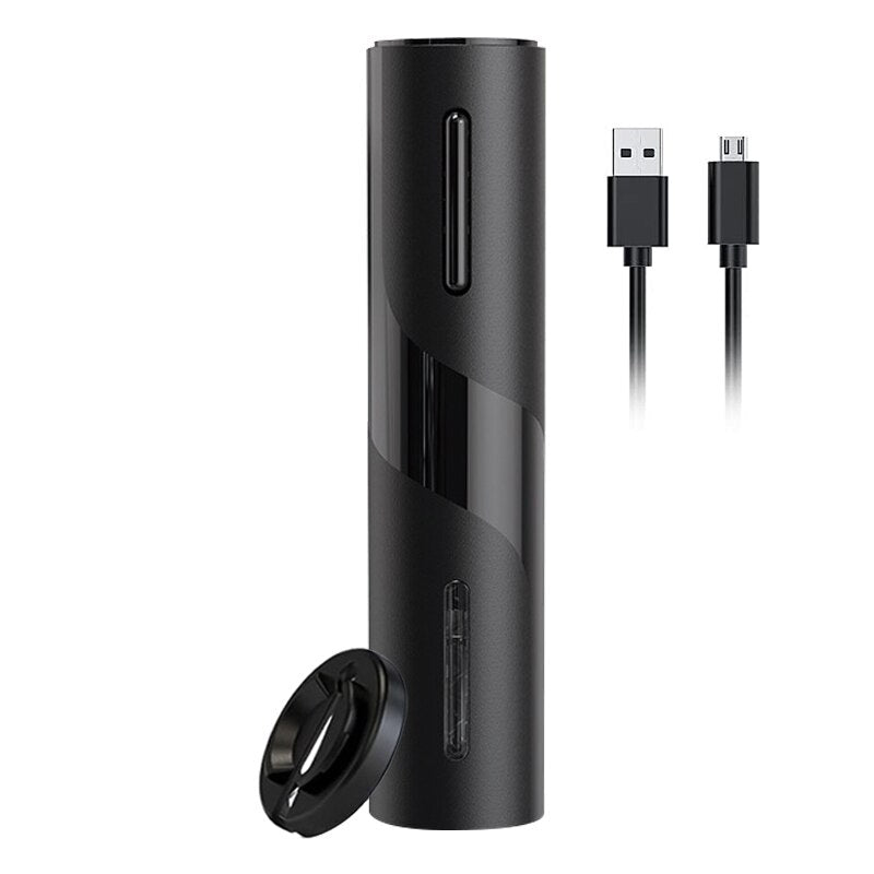 Electric Wine Opener, One-click Button Reusable Automatic Wine Corkscrew Remover for Wine Lovers Gift Home Kitchen Bar Party