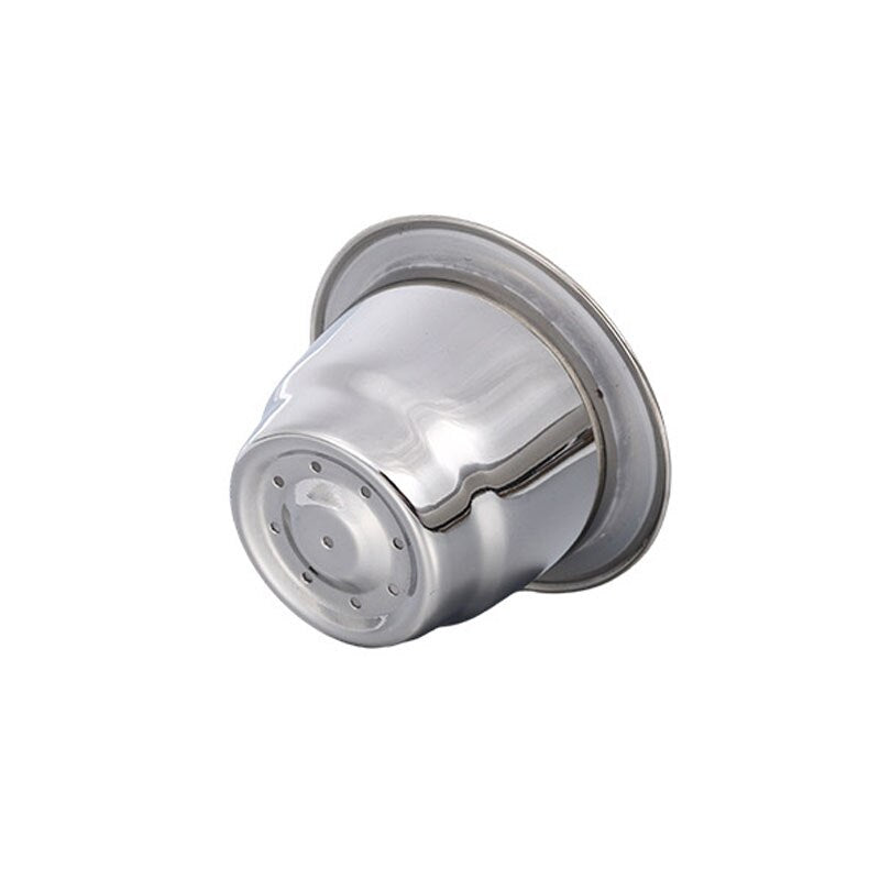 Reusable Espresso Capsules Refillable Coffee Pods, Stainless Steel Cups Filters Compatible for Nespresso Original Line Machines