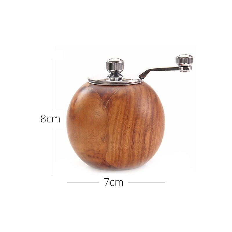 Salt and Pepper Mills, Solid Wood Pepper Grinders With Adjustable Coarseness by Ceramic Rotor, Kitchen Cooking Tools