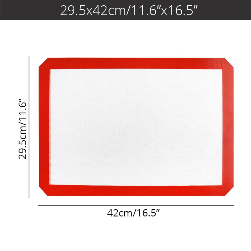 Silicone Macaron Baking Mat - for Bake Pans - Macaroon/Pastry/Cookie Making - Professional Grade Nonstick