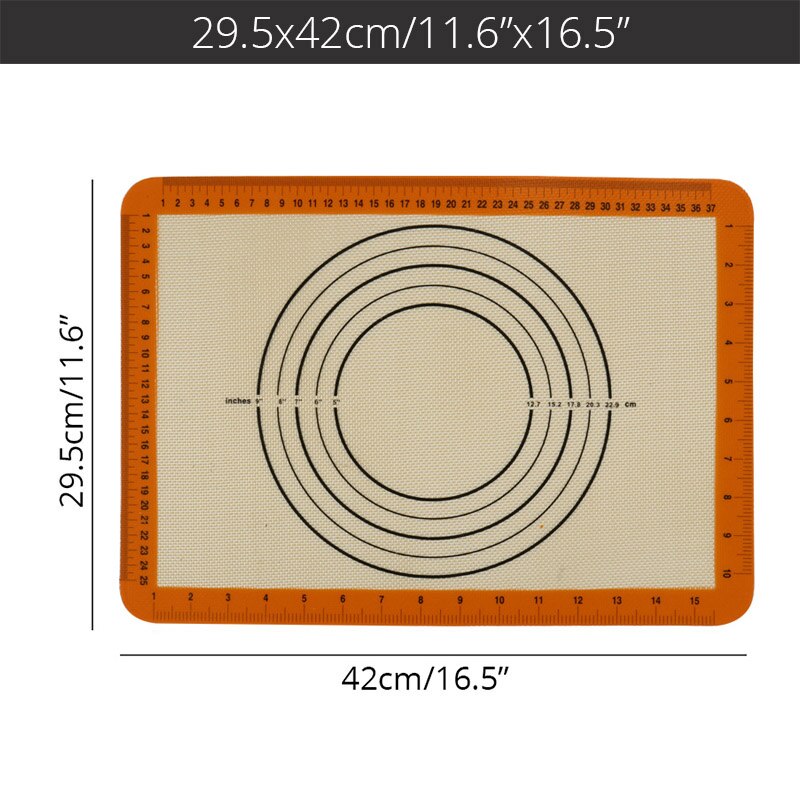Silicone Macaron Baking Mat - for Bake Pans - Macaroon/Pastry/Cookie Making - Professional Grade Nonstick