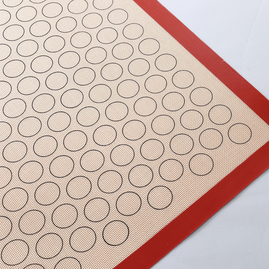 Silicone Macaron Baking Mat - for Bake Pans - Macaroon/Pastry/Cookie Making - Professional Grade Nonstick