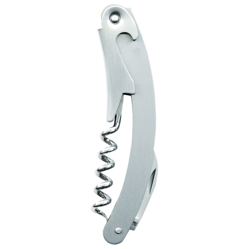 Waiter's Corkscrew, Stainless Steel Wine Opener Bottle Opener Wine Key Beer Opener With Foil Cutter for Bartenders and Gifts