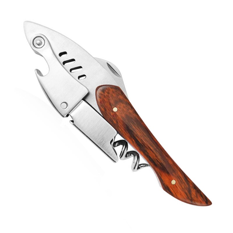 Waiters Corkscrew, Wine Bottle Opener with Foil Cutter, Shark Shaped Wine Key, Gift for Waiters, Bartenders, Sommelier