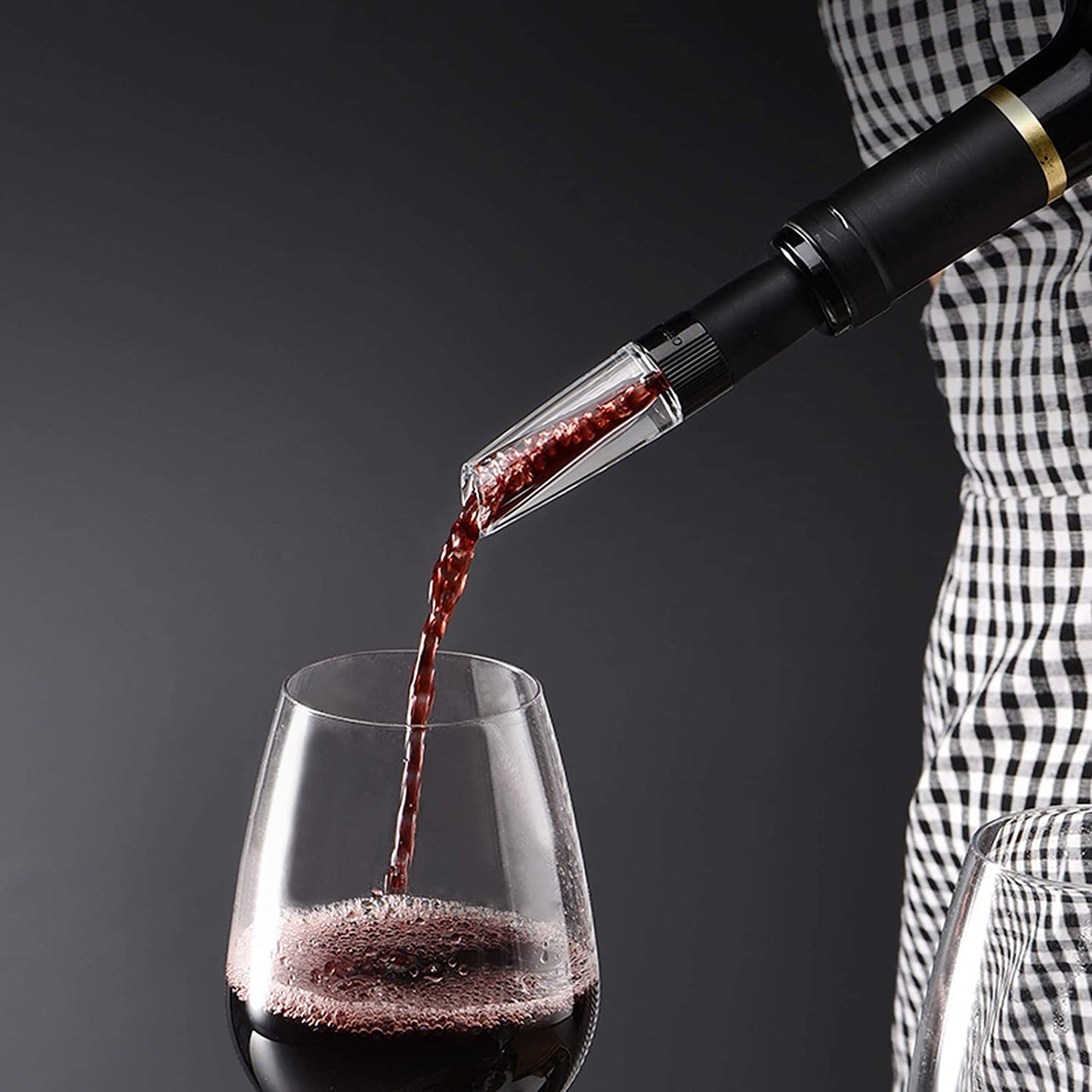 Wine Aerator Pourer, Wine Aerator Pourer Spout Premium Aerator Wine Pourer Decanter for Home Party Gift