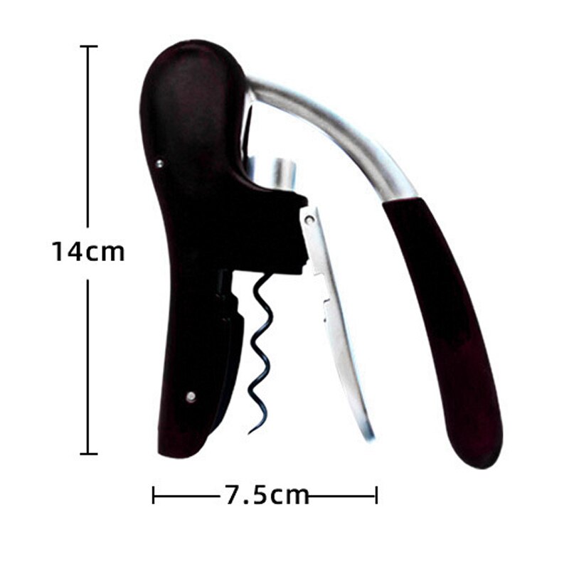Wine Opener Corkscrew, Manual Vertical Lever Corkscrew with Two-Motion Ergonomic Handle for Wine Lovers