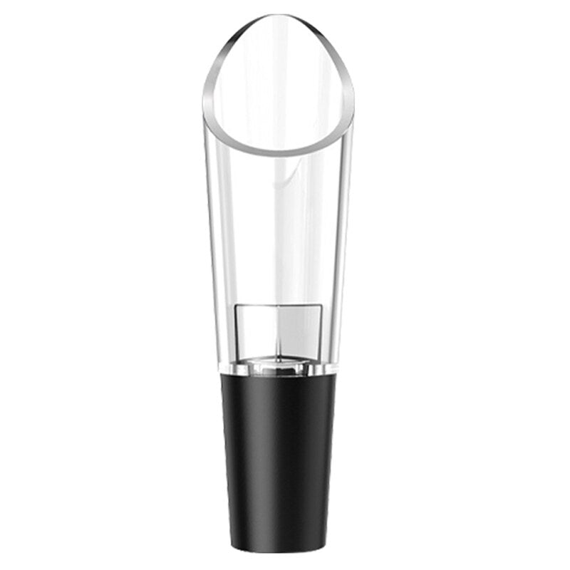 Wine Pourer, No-drips Wine Pourer, Wine Aerator and Pourer Acrylic and Rubber Wine Pourer Aerator Wine Pourer for Wine Lovers