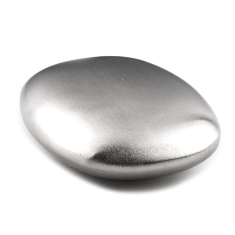 304 Stainless Steel Soap, Protable Magic Soap, Kitchen Bar Eliminating Odor Remover (Oval )