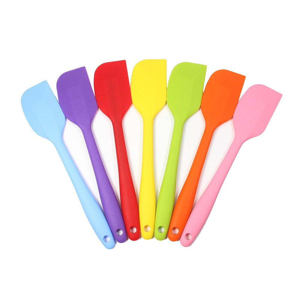 8 inch Silicone Spatula - 1 Small Heat Resistant Non-Stick Cooking Utensils (Multicolor)