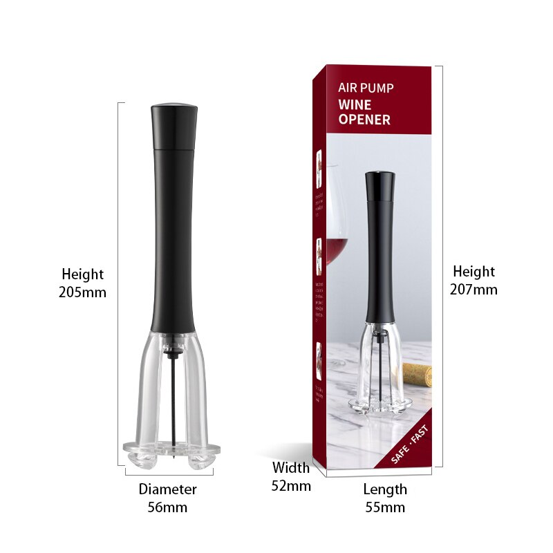 Air Pressure Wine Bottle Opener, Corkscrew, Foil Cutter, Easy Remover Tool Wine Bottle Opener, Cork Out Tool, Bottle Opener