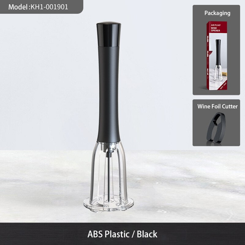 Air Pressure Wine Bottle Opener, Corkscrew, Foil Cutter, Easy Remover Tool Wine Bottle Opener, Cork Out Tool, Bottle Opener