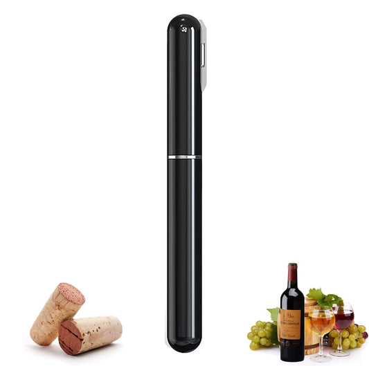 Air Pump Wine Bottle Opener, Pocket Wine Opener, Features Built-in Foil Cutter and Air Pressure Safeguard Technology