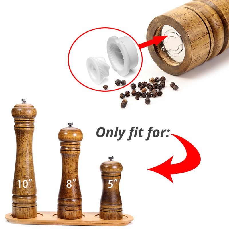 Ceramic Grinder for Wood Salt and Pepper Mill (Conical Ceramic Burr)