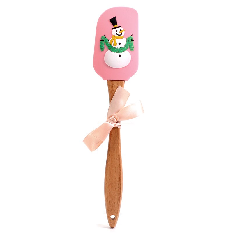 Christmas Cake Decorating Spatula, Silicone Spatulas - Great for Christmas decorating, gifts and baking