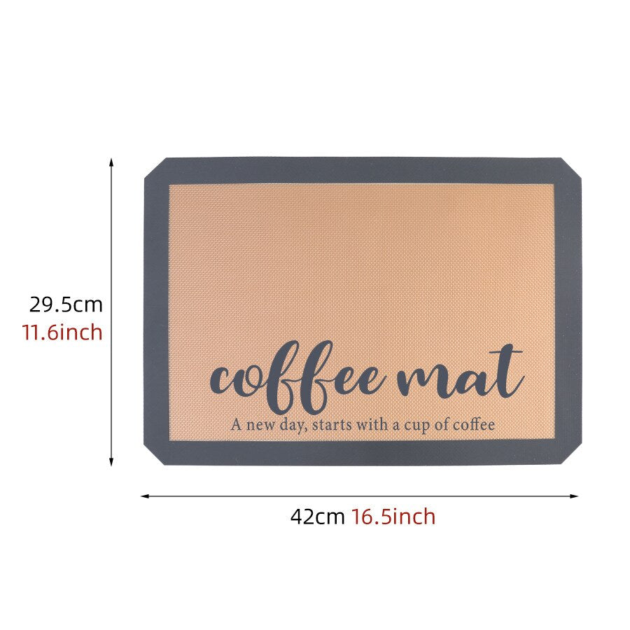 Coffee Bar Mat, Coffee Bar Accessories for Coffee Decor Coffee Bar Decor for Coffee Station Coffee Mat Burlap Placemat