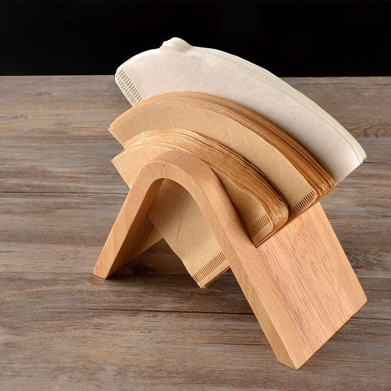 Coffee Filter Holder, Coffee Paper Storage Rack V60 Hand Drip Coffee Filter Paper Dispenser Storage Stand