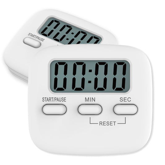 Digital Kitchen Timer, Cooking Timer, Strong Magnet Back, for Cooking Baking Sports Games Office (Battery not Included)