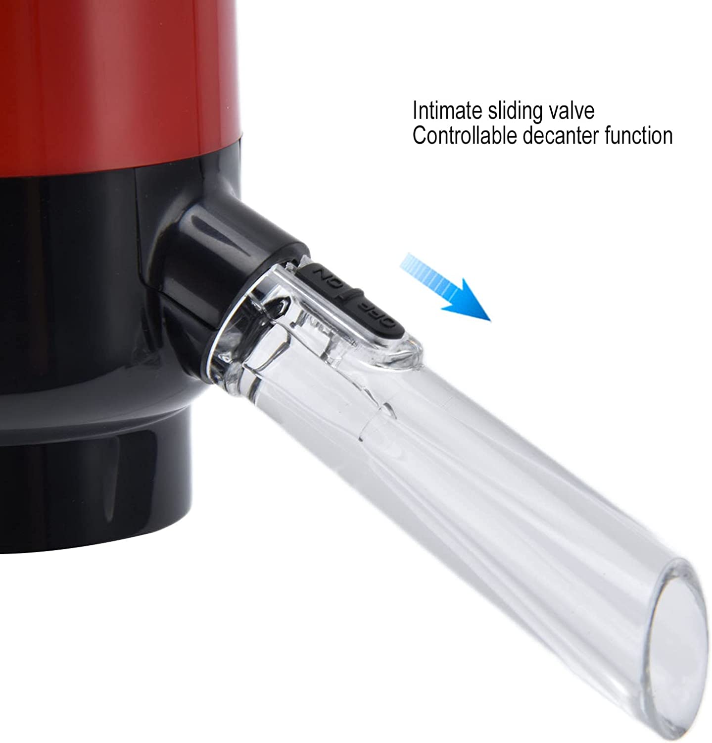 Electric Wine Aerator, Automatic Wine Pourer, Battery Powered Wine Dispenser Pump Wine Decanter for Home Restaurant Gift