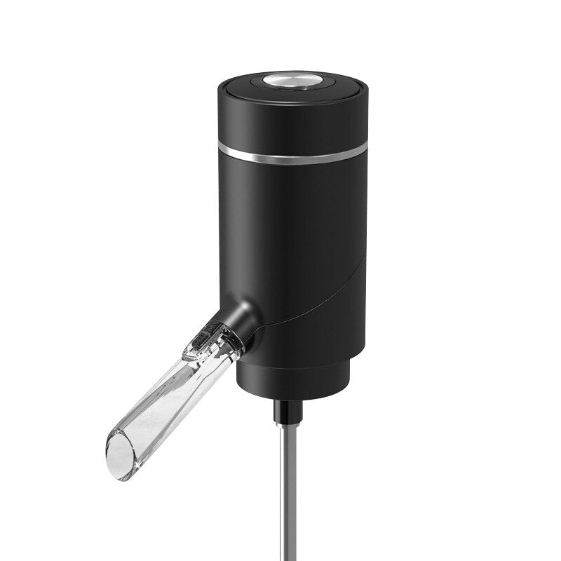 Electric Wine Aerator, Electric Wine Aerator Pourer, Automatic One-Touch Pump Wine Decanter and Dispenser USB Rechargeable