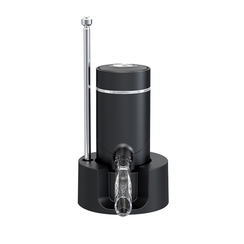 Electric Wine Aerator, Electric Wine Aerator Pourer, Automatic One-Touch Pump Wine Decanter and Dispenser USB Rechargeable