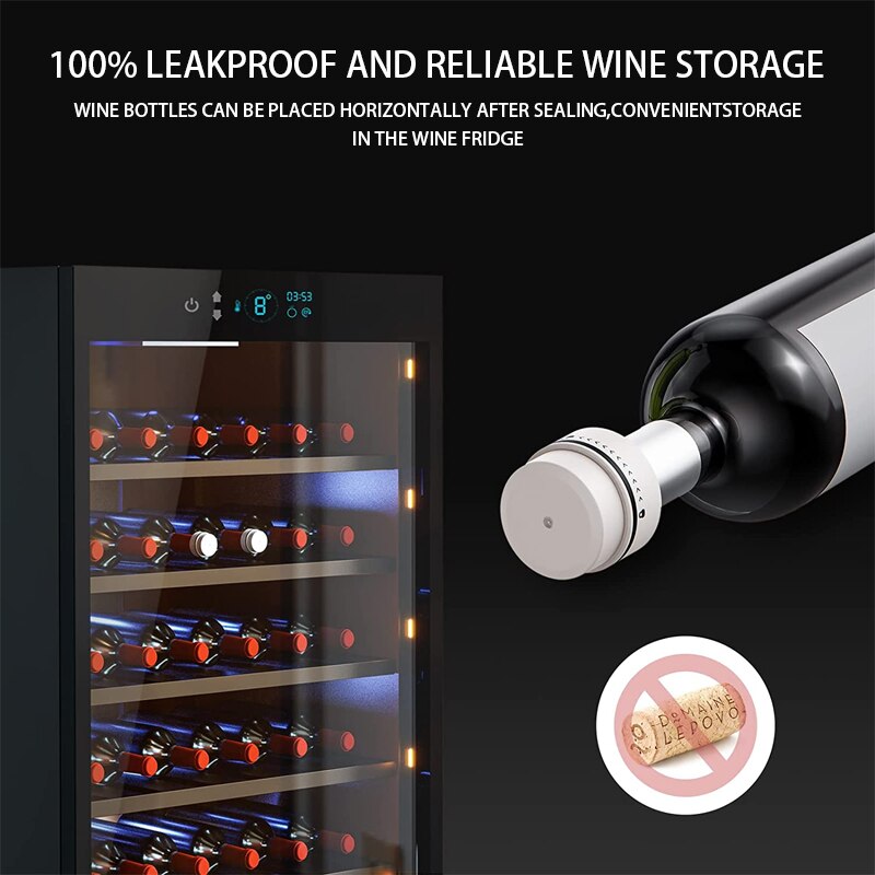 Electric Wine Aerator, Rechargeable Wine Dispenser Pump, Instant Wine Decanter, One-Touch Wine Oxidizer with Silicone Tube