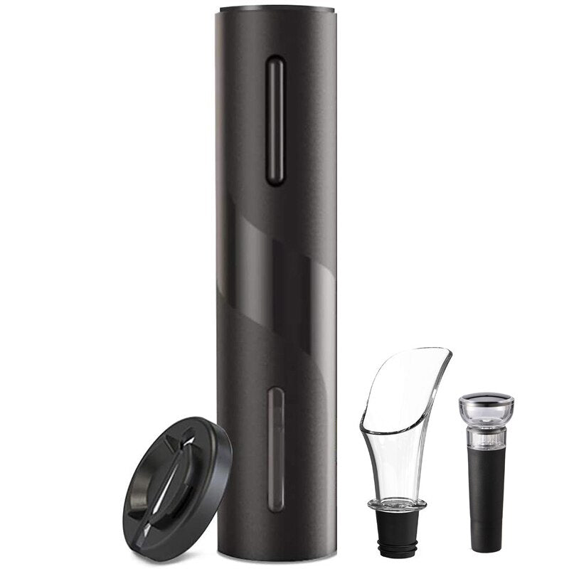 Electric Wine Opener, One-click Button Reusable Wine Bottle Openers for Home Kitchen Party Bar