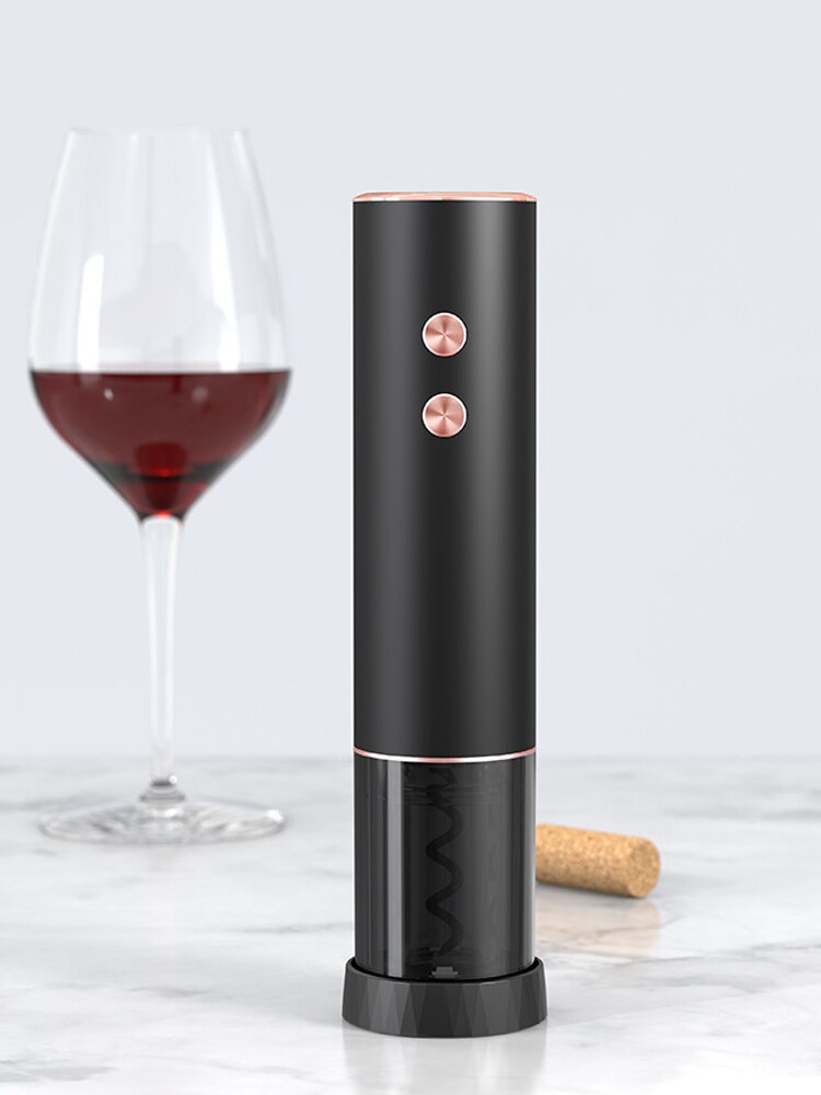 Electric Wine Opener, Rechargeable Automatic Wine Opener Electric Wine Bottle Corkscrew with Foil Cutter for Home Party Gifts
