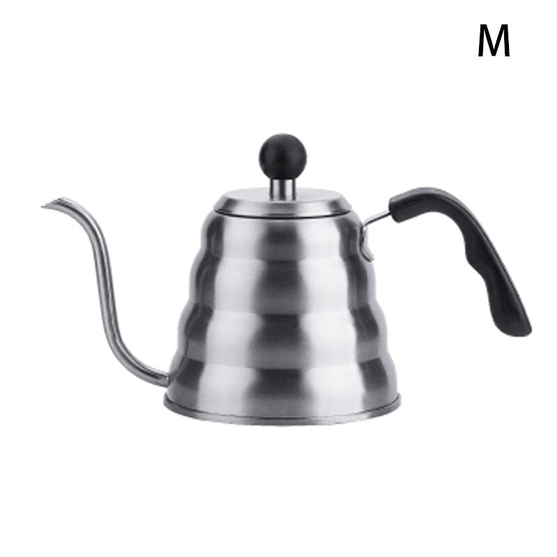 Gooseneck Kettle, Pour Over Coffee Kettle and Tea with Thermometer Stainless Steel Water Kettle for Home Office Coffee Shop