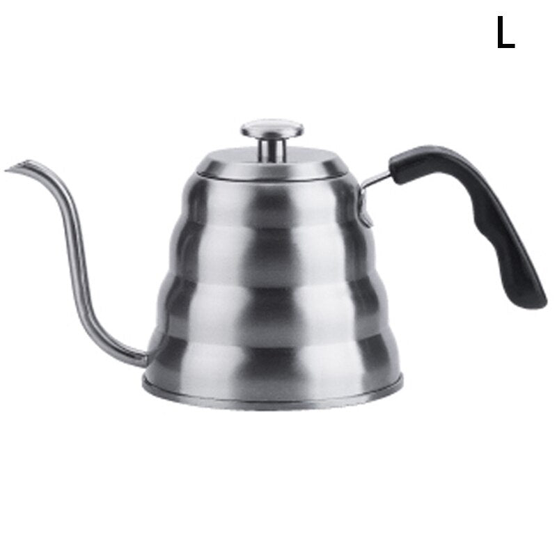 Gooseneck Kettle, Pour Over Coffee Kettle and Tea with Thermometer Stainless Steel Water Kettle for Home Office Coffee Shop