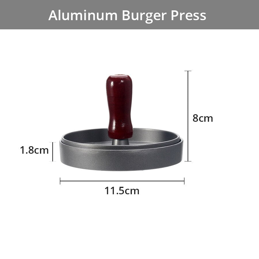 Hamburger Press, Non-Stick Burger Pres, Perfect Hamburger Mold Ideal for BBQ,Essential Kitchen &amp; Grilling Accessories