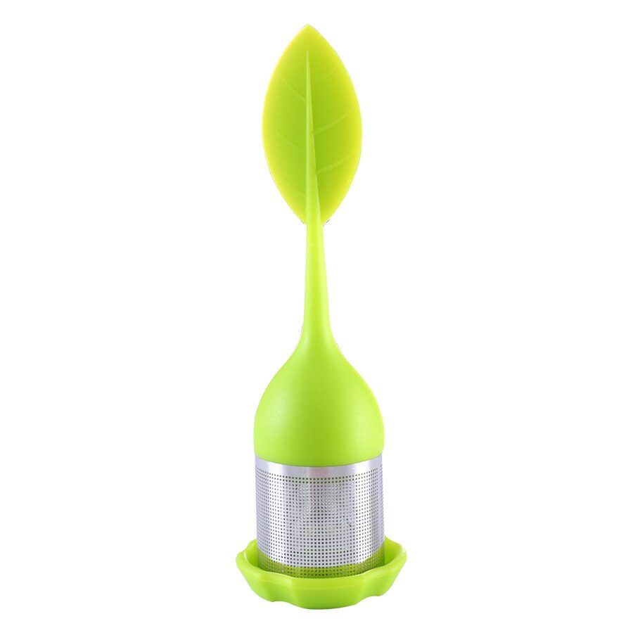 Loose Leaf Tea Infuser - Silicone Handle Fennel Tea, Herbal Tea Infuser Stainless Steel Strainer for Tea Pot, Mug