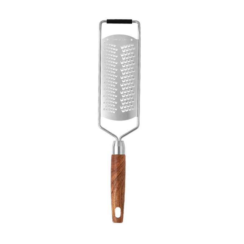 Pro Zester Grater, Lemon Zester, Parmesan Zester, Chocolate, With Razor-Sharp Stainless Steel Blade, Wood Handle