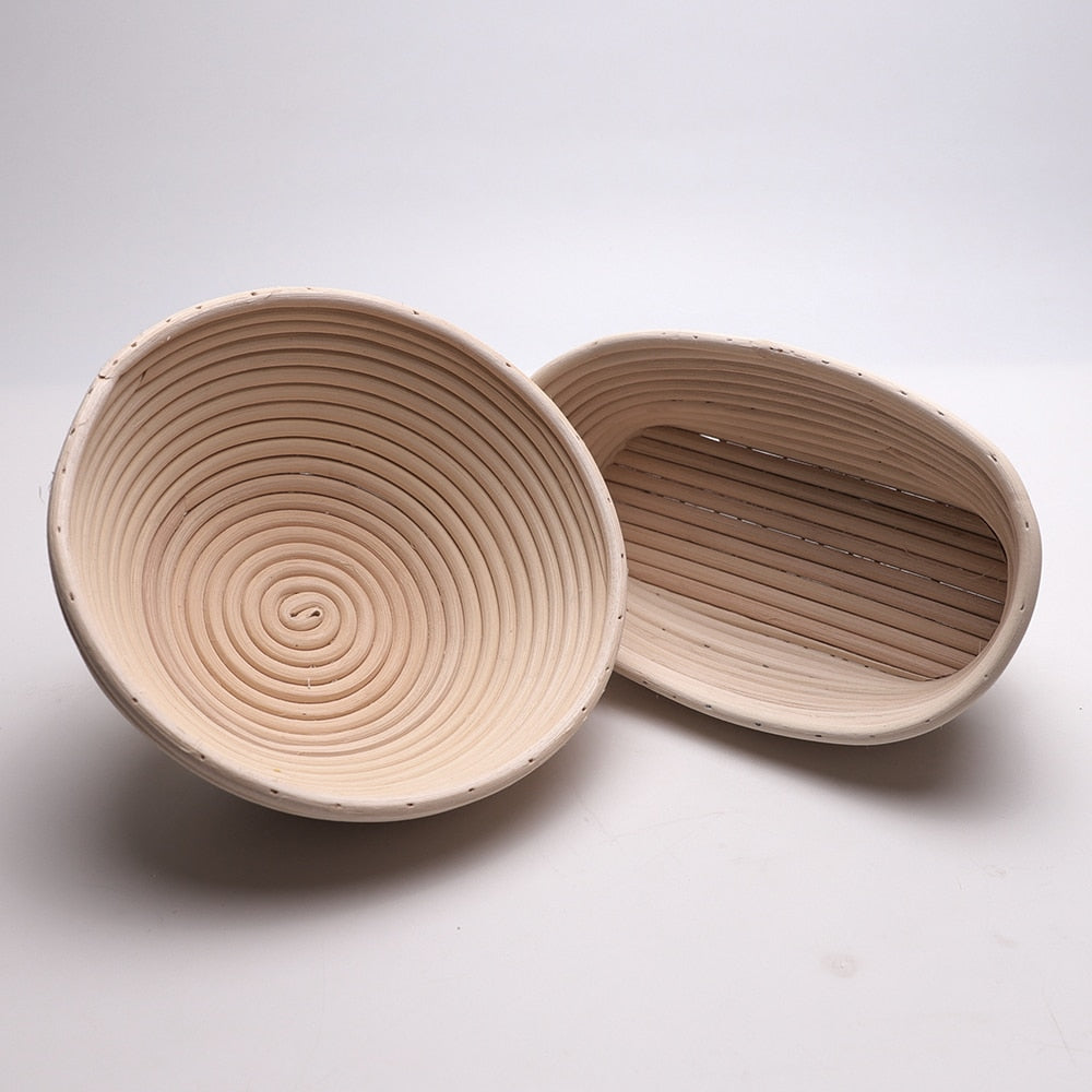 Proofing Basket, Bread Proofing Basket + Linen Liner Cloth for Professional &amp; Home Bakers