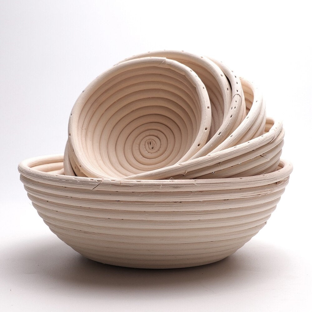 Proofing Basket, Bread Proofing Basket + Linen Liner Cloth for Professional &amp; Home Bakers
