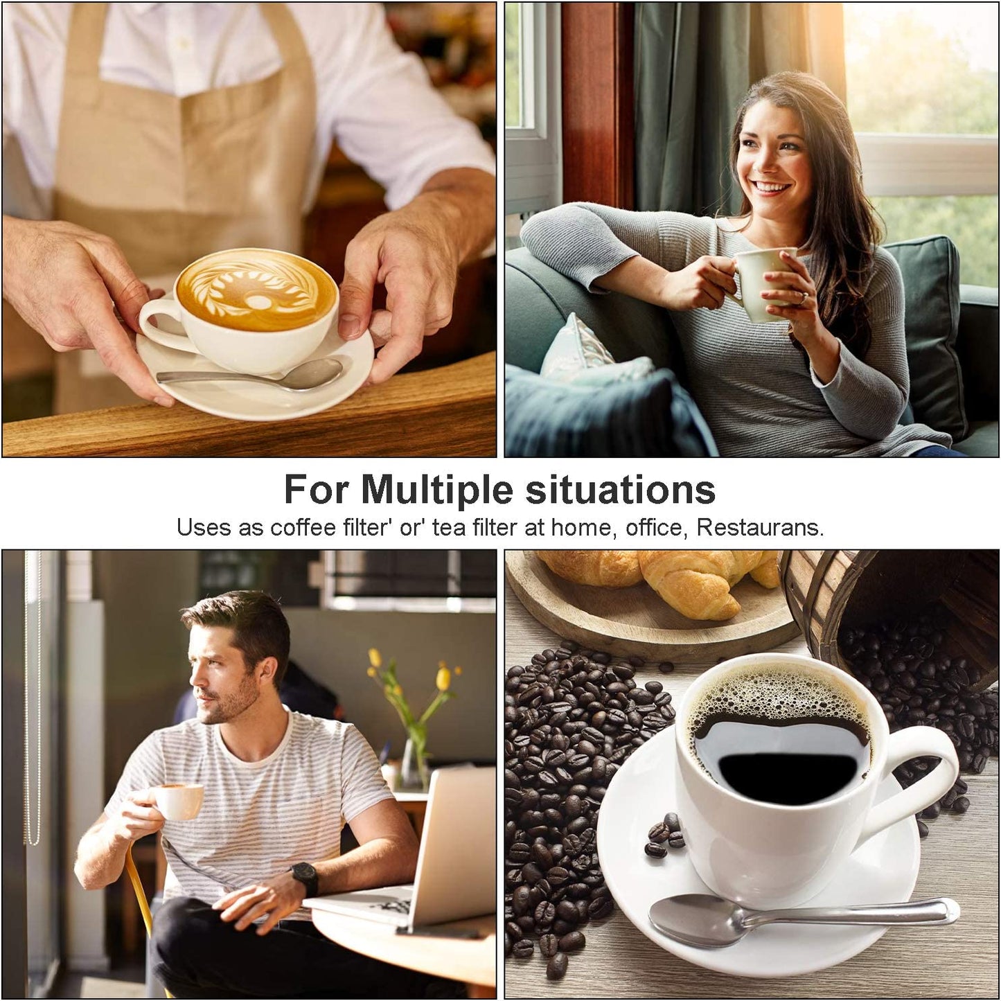 Reusable K Cups For Keurig, Reusable K CUP Coffee Filter Refillable Single K Cup for Keurig 2.0 1.0