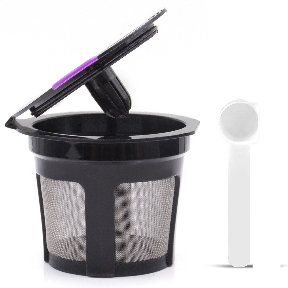 Reusable K Cups For Keurig, Reusable K CUP Coffee Filter Refillable Single K Cup for Keurig 2.0 1.0