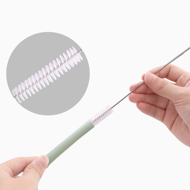 Reusable Silicone Drinking Straws, Big Size Flexible Straws - 6 Pieces(Colours may vary)