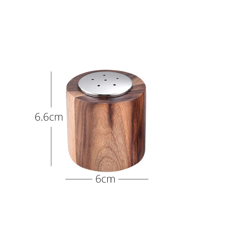 Salt and Pepper Mills, Solid Wood Pepper Grinders With Adjustable Coarseness by Ceramic Rotor, Kitchen Cooking Tools