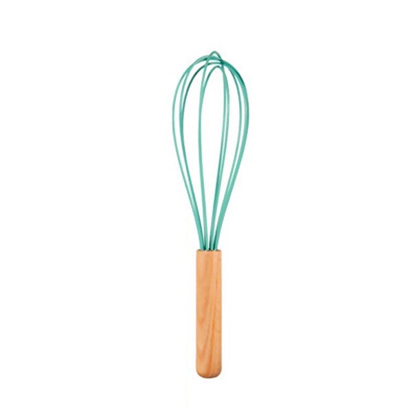 Silicone Kitchen Utensils 1pc, Kitchen Cooking Utensils with Holder, Wooden Handle Silicone Utensils Set, Heat Resistant