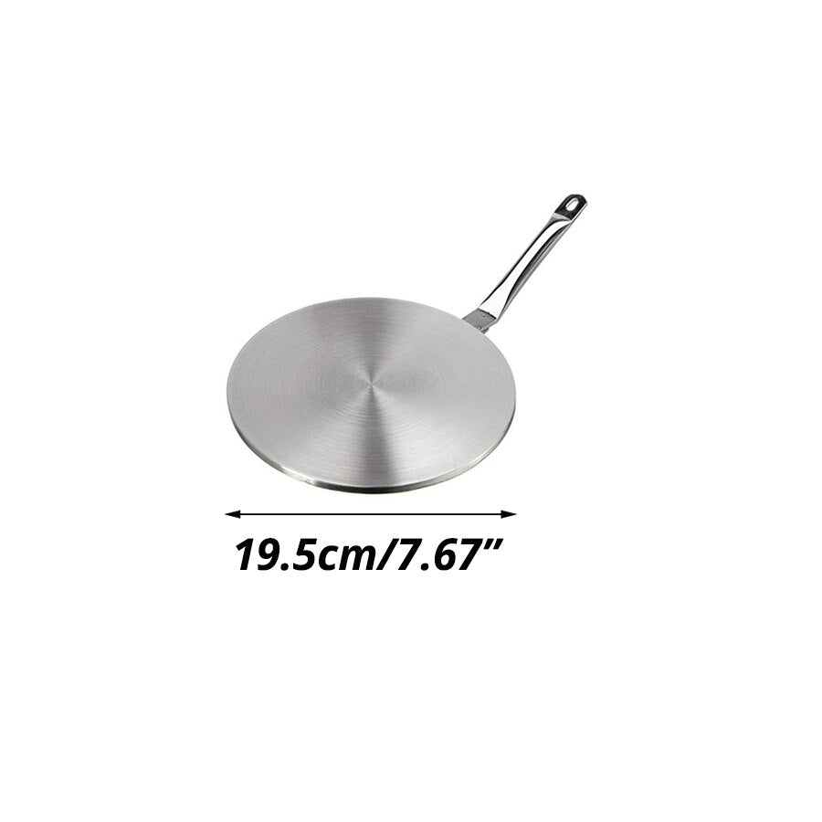 Stainless Steel Gas and Electric Stovetop Heat Diffuser Ring Plate, Available in 7.6 or 9.25 inch Sizes