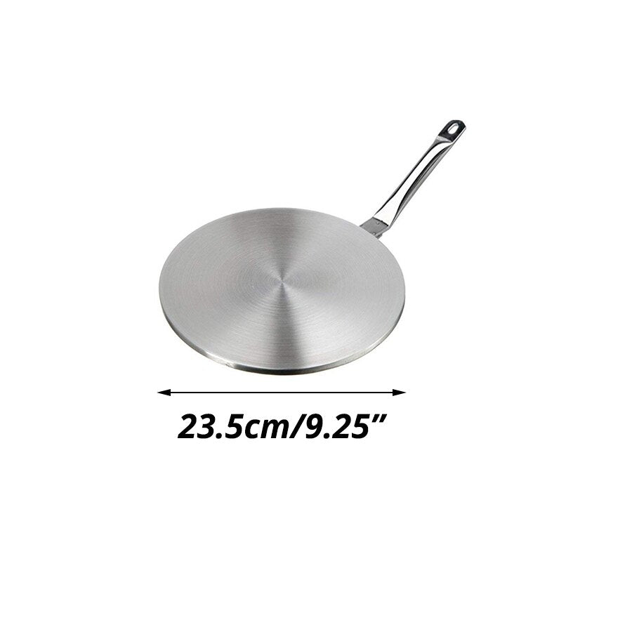 Stainless Steel Gas and Electric Stovetop Heat Diffuser Ring Plate, Available in 7.6 or 9.25 inch Sizes