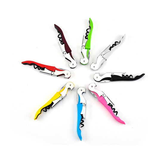 Waiter Corkscrew, Wine Opener with Serrated Foil Cutter, Double Lever Wine Bottle Opener for Bartenders and Gifts