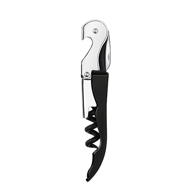 Waiter Corkscrew, Wine Opener with Serrated Foil Cutter, Double Lever Wine Bottle Opener for Bartenders and Gifts