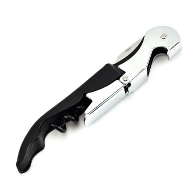 Waiter Corkscrew, Wine Opener with Serrated Foil Cutter, Double Lever Wine Bottle Opener for Bartenders and Gifts