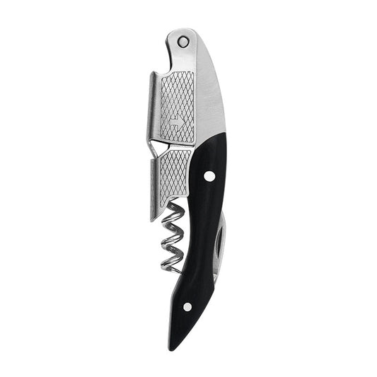 Waiters Corkscrew, Wine Bottle Opener, Professional Waiters Corkscrew with Foil Cutter &amp; Dual Hinge Wine Opener for Bartenders